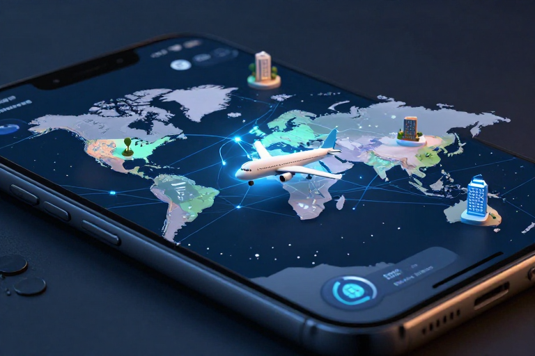 旅游出行类APP定制开发技术架构示意图