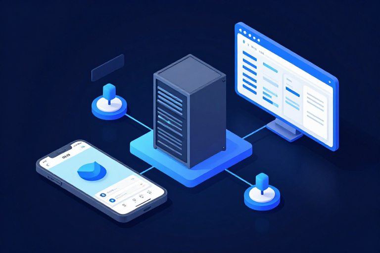 管理后台与APP一体化开发架构示意图